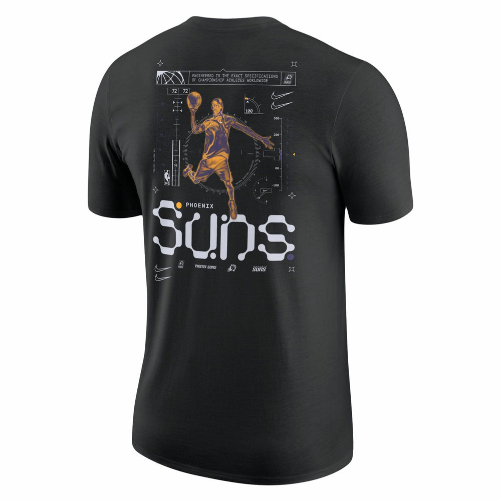 Phoenix Suns Courtside Air Traffic Control Max90 T-Shirt Black | Nike US