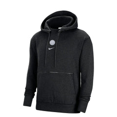 Brooklyn Nets Courtside Versus Flight Pullover Hoodie Heather Black | Nike
