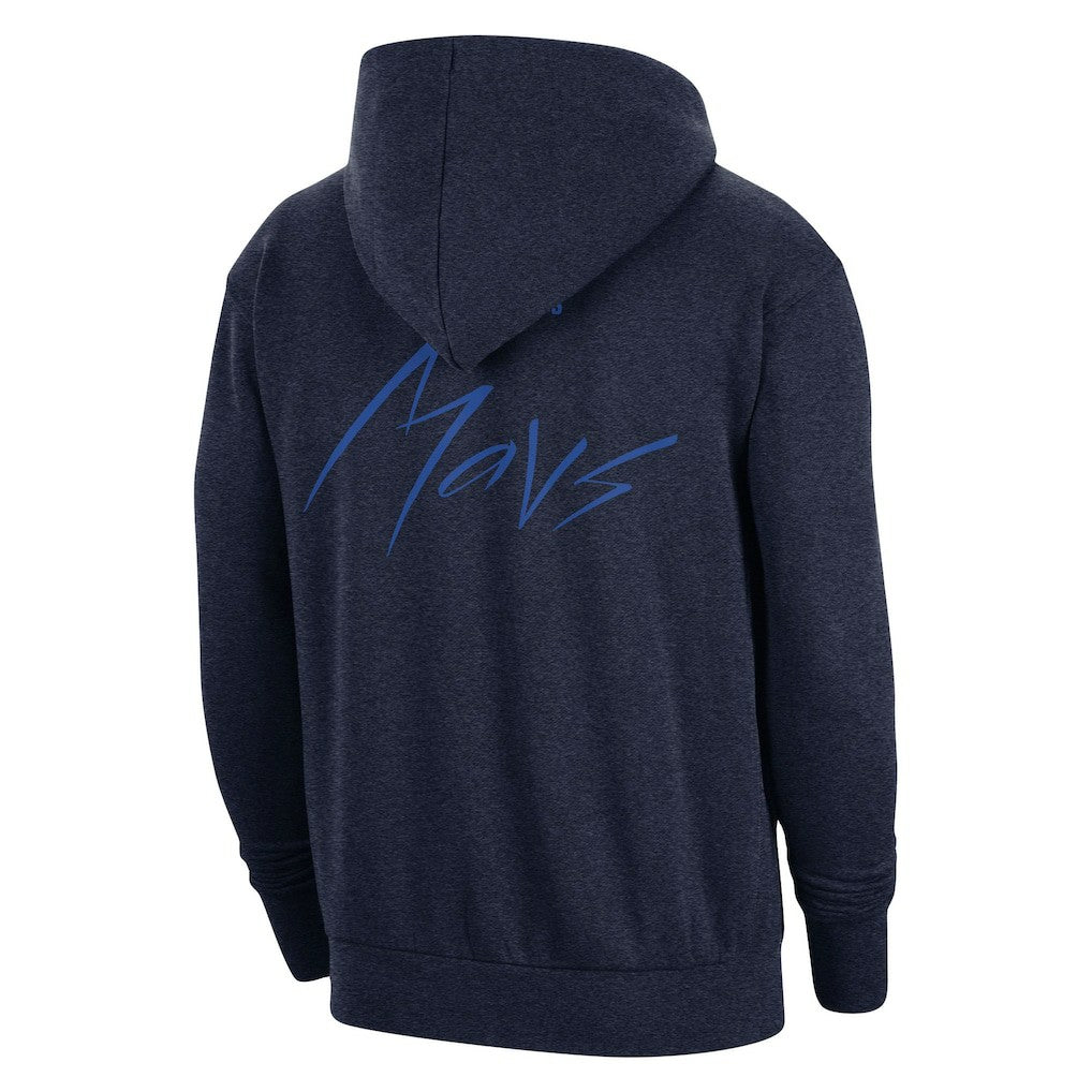 Dallas Mavericks Courtside Versus Flight Pullover Hoodie for sale Heather Navy | Nike outlet