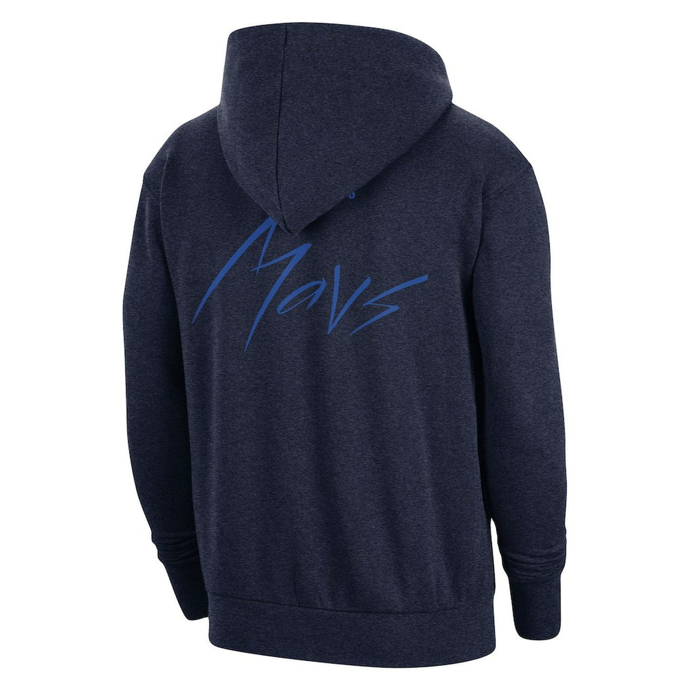 Dallas Mavericks Courtside Versus Flight Pullover Hoodie for sale Heather Navy | Nike outlet