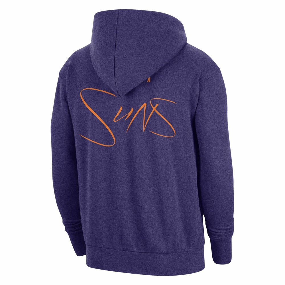 Phoenix Suns Courtside Versus Flight Pullover Hoodie Heather Purple | Nike US