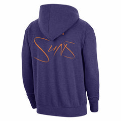 Phoenix Suns Courtside Versus Flight Pullover Hoodie Heather Purple | Nike US