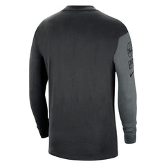 Philadelphia 76ers Courtside Versus Flight MAX90 Long Sleeve T-Shirt Black | Nike US