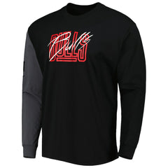 Chicago Bulls Courtside Versus Flight MAX90 Long Sleeve T-Shirt for sale Black | Nike