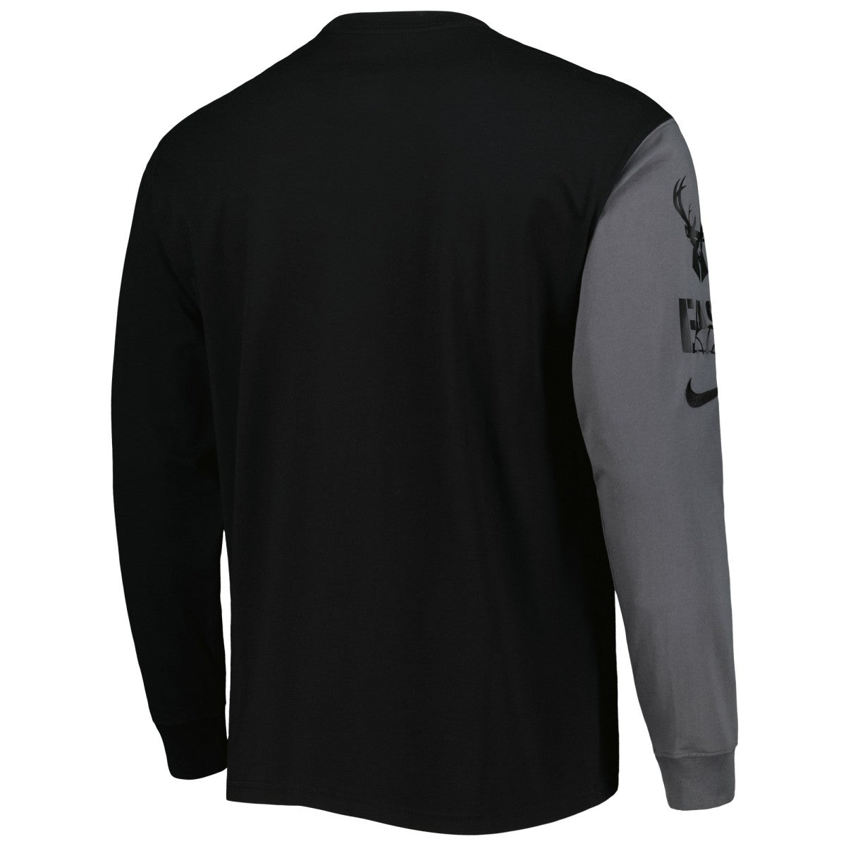 Milwaukee Bucks Courtside Versus Flight MAX90 Long Sleeve T-Shirt Black | Nike Lifestyle