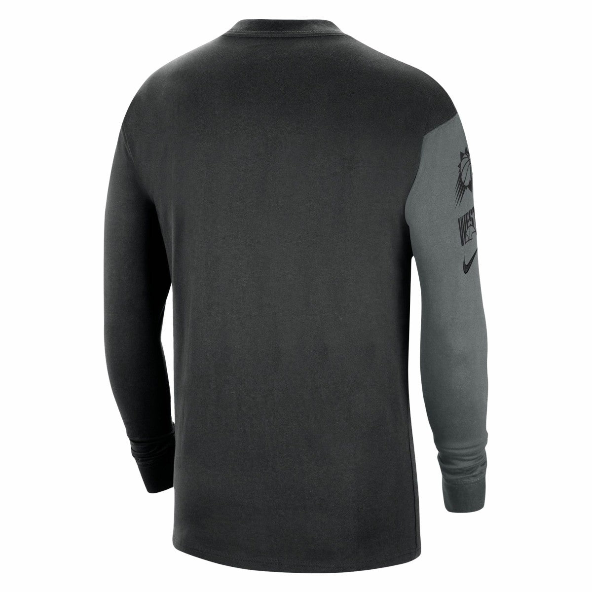 Phoenix Suns Courtside Versus Flight MAX90 Long Sleeve T-Shirt Black | Nike Near Me