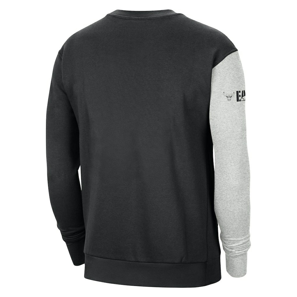 Chicago Bulls Courtside Versus Force & Flight Pullover Sweatshirt for sale Black/Heather Gray | Nike discount