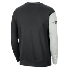 Chicago Bulls Courtside Versus Force & Flight Pullover Sweatshirt for sale Black/Heather Gray | Nike discount
