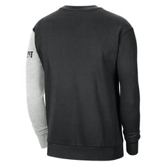 Golden State Warriors Courtside Versus Force & Flight Pullover Sweatshirt for sale Black/Heather Gray | Nike Near Me