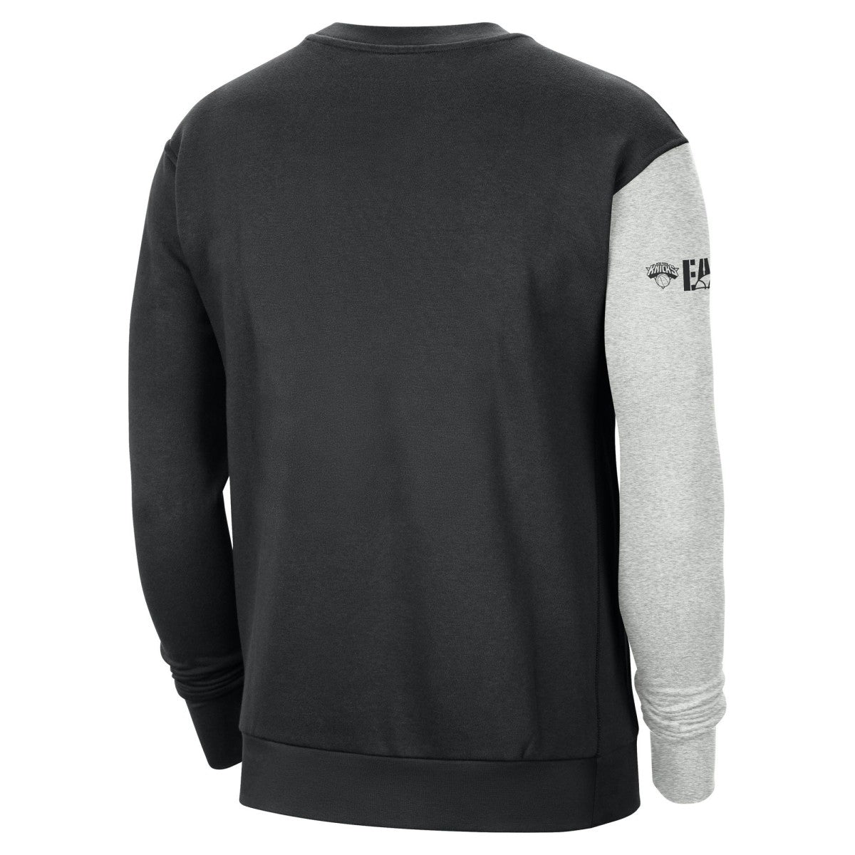 New York Knicks Courtside Versus Force & Flight Pullover Sweatshirt Black/Heather Gray | Nike Near Me