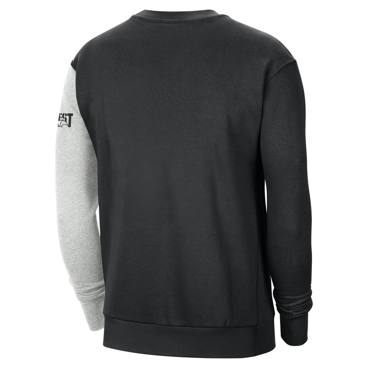 Phoenix Suns Courtside Versus Force & Flight Pullover Sweatshirt Black/Heather Gray | Nike US