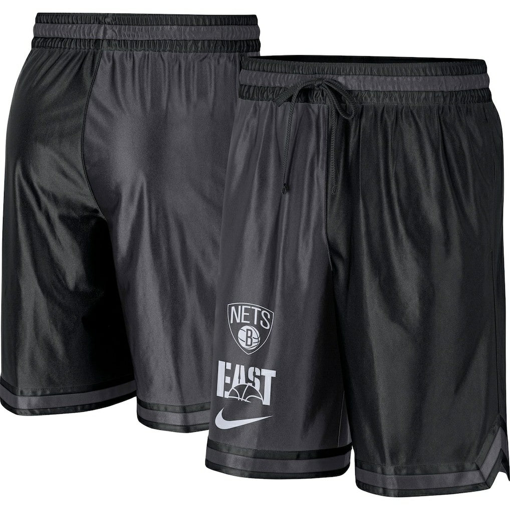 Brooklyn Nets Courtside Versus Force Split DNA Performance Shorts Black/Anthracite | Nike for sale