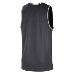 Brooklyn Nets Courtside Versus Force Split DNA Performance Mesh Tank Top Black/Anthracite | Nike for sale