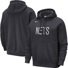 Brooklyn Nets Courtside Versus Stitch Split Pullover Hoodie Anthracite | Nike discount