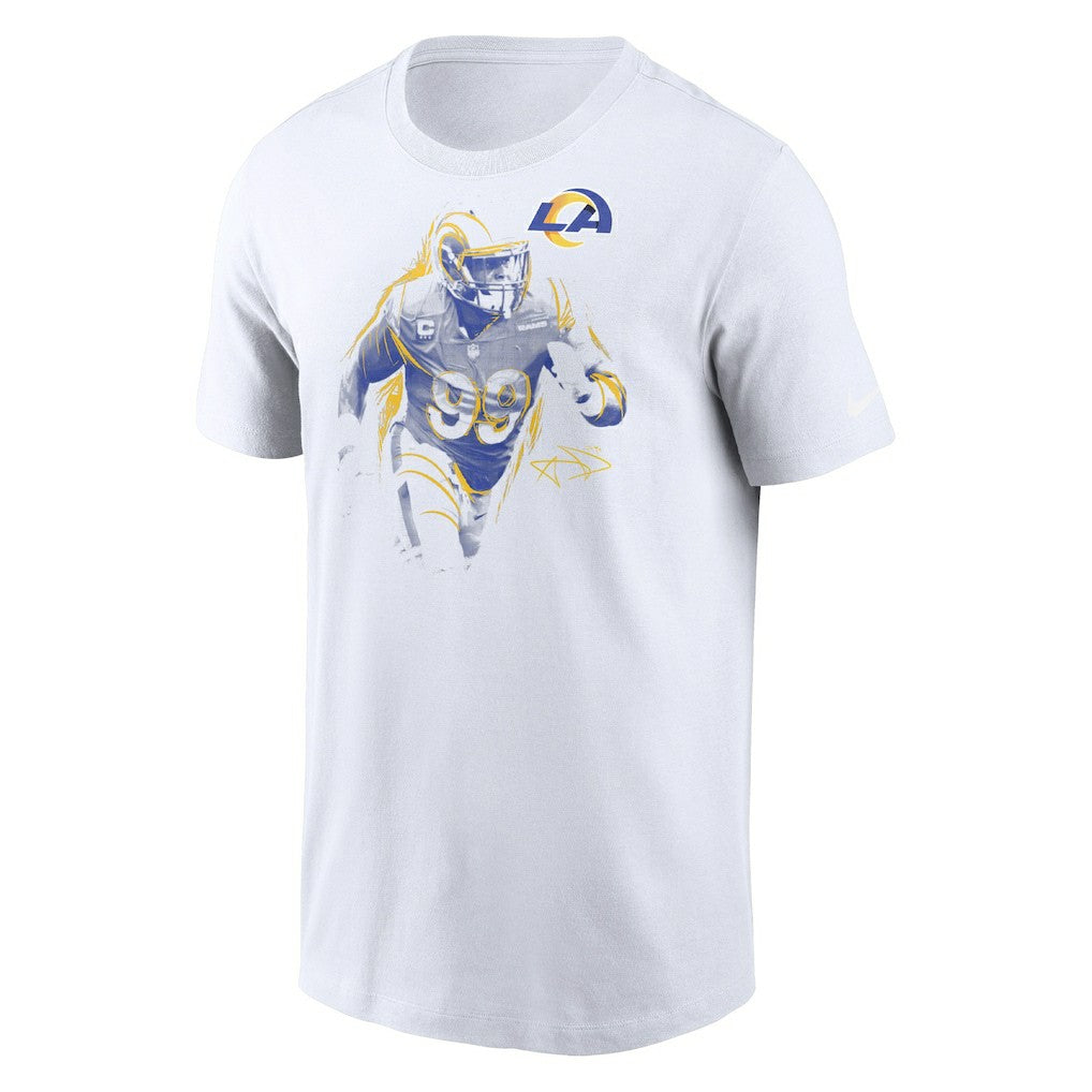 Nike Aaron Donald Los Angeles Rams Player Graphic T-Shirt White
