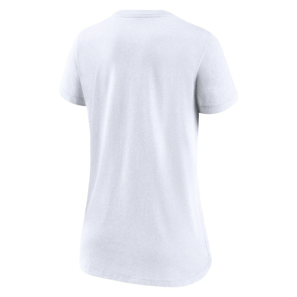 Nike Washington Commanders Women's Hometown Collection Tri-Blend V-Neck T-Shirt White