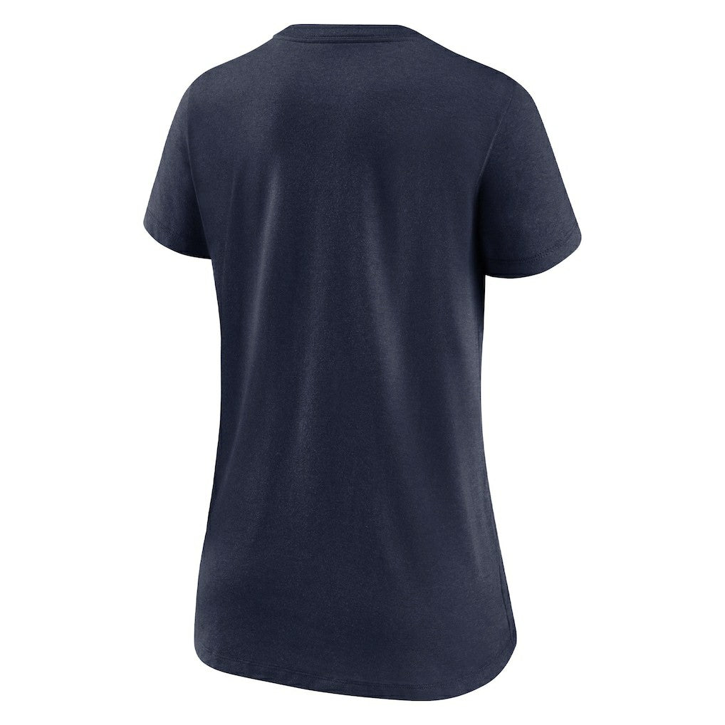 Nike New England Patriots Women's Hometown Collection Tri-Blend V-Neck T-Shirt Navy