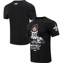 Tyrann Mathieu New Orleans Saints Pro Standard Player Avatar Graphic T-Shirt Black