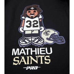 Tyrann Mathieu New Orleans Saints Pro Standard Player Avatar Graphic T-Shirt Black