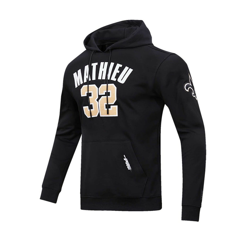 Tyrann Mathieu New Orleans Saints Pro Standard Player Name & Number Pullover Hoodie Black