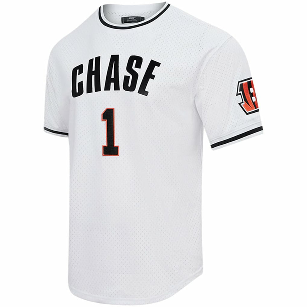 Ja'Marr Chase Cincinnati Bengals Pro Standard Mesh Player Name & Number Top White