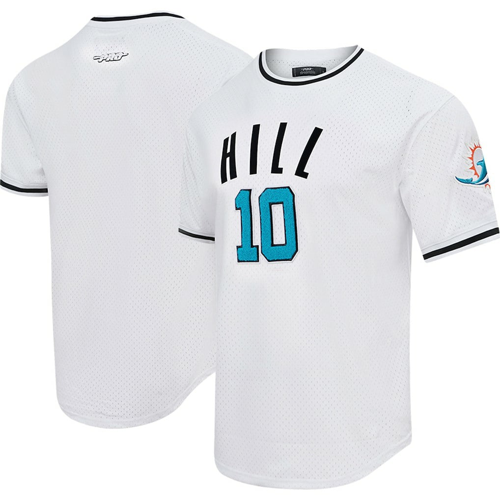 Tyreek Hill Miami Dolphins Pro Standard Mesh Player Name & Number Top White