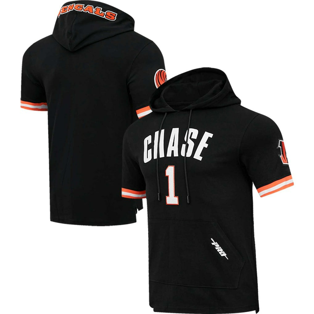 Ja'Marr Chase Cincinnati Bengals Pro Standard Player Name & Number Hoodie T-Shirt Black