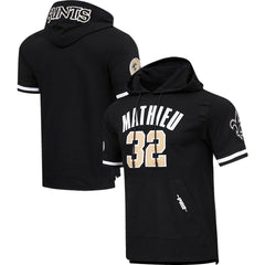 Tyrann Mathieu New Orleans Saints Pro Standard Player Name & Number Hoodie T-Shirt Black