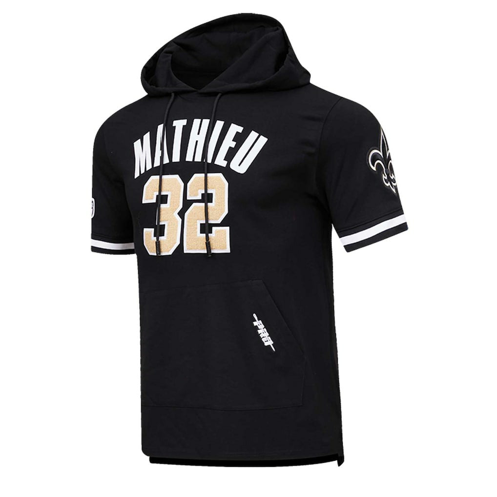 Tyrann Mathieu New Orleans Saints Pro Standard Player Name & Number Hoodie T-Shirt Black
