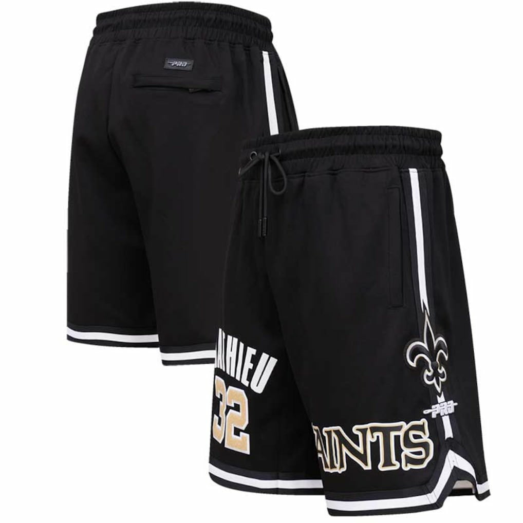 Tyrann Mathieu New Orleans Saints Pro Standard Player Name & Number Shorts Black