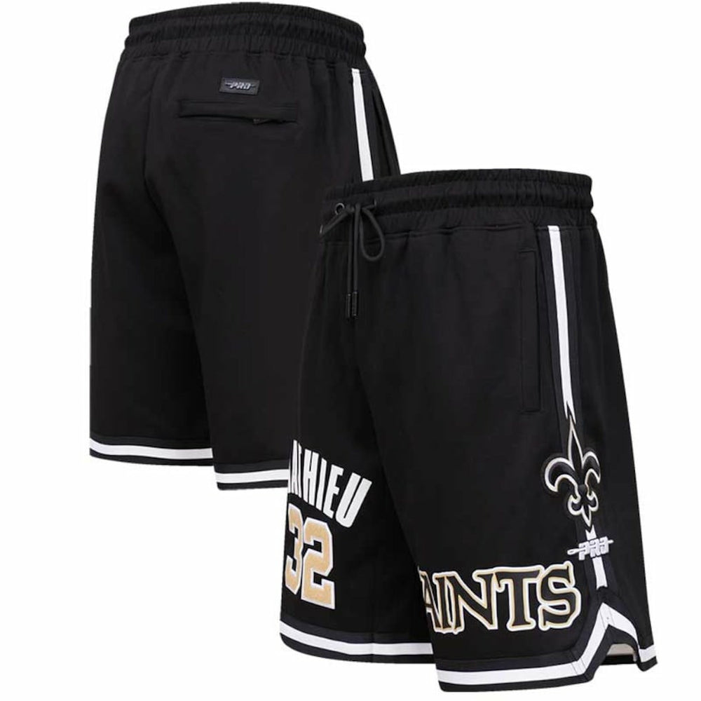 Tyrann Mathieu New Orleans Saints Pro Standard Player Name & Number Shorts Black