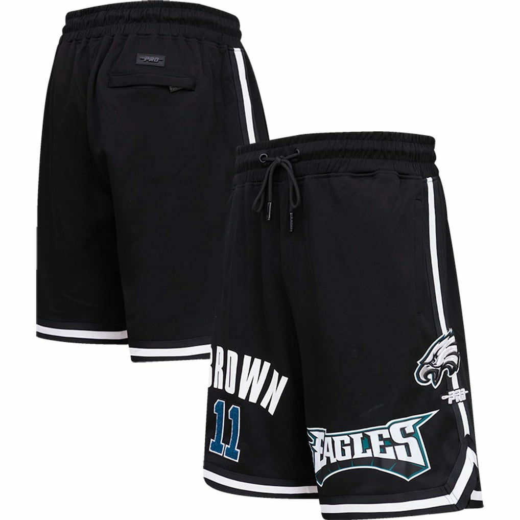 A.J. Brown Philadelphia Eagles Pro Standard Player Name & Number Shorts Black