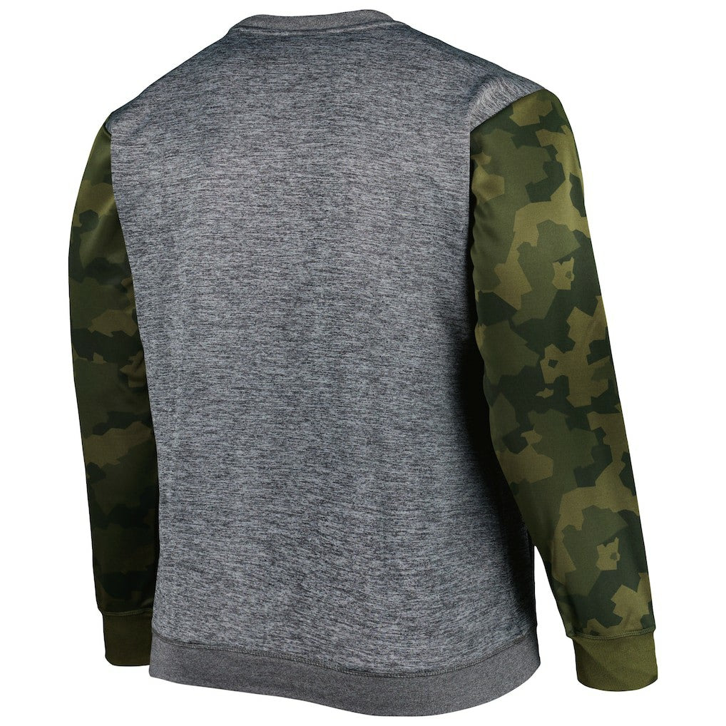 Chicago Bulls Big & Tall Camo Stitched Sweatshirt Heather Charcoal | Fanatics Near Me