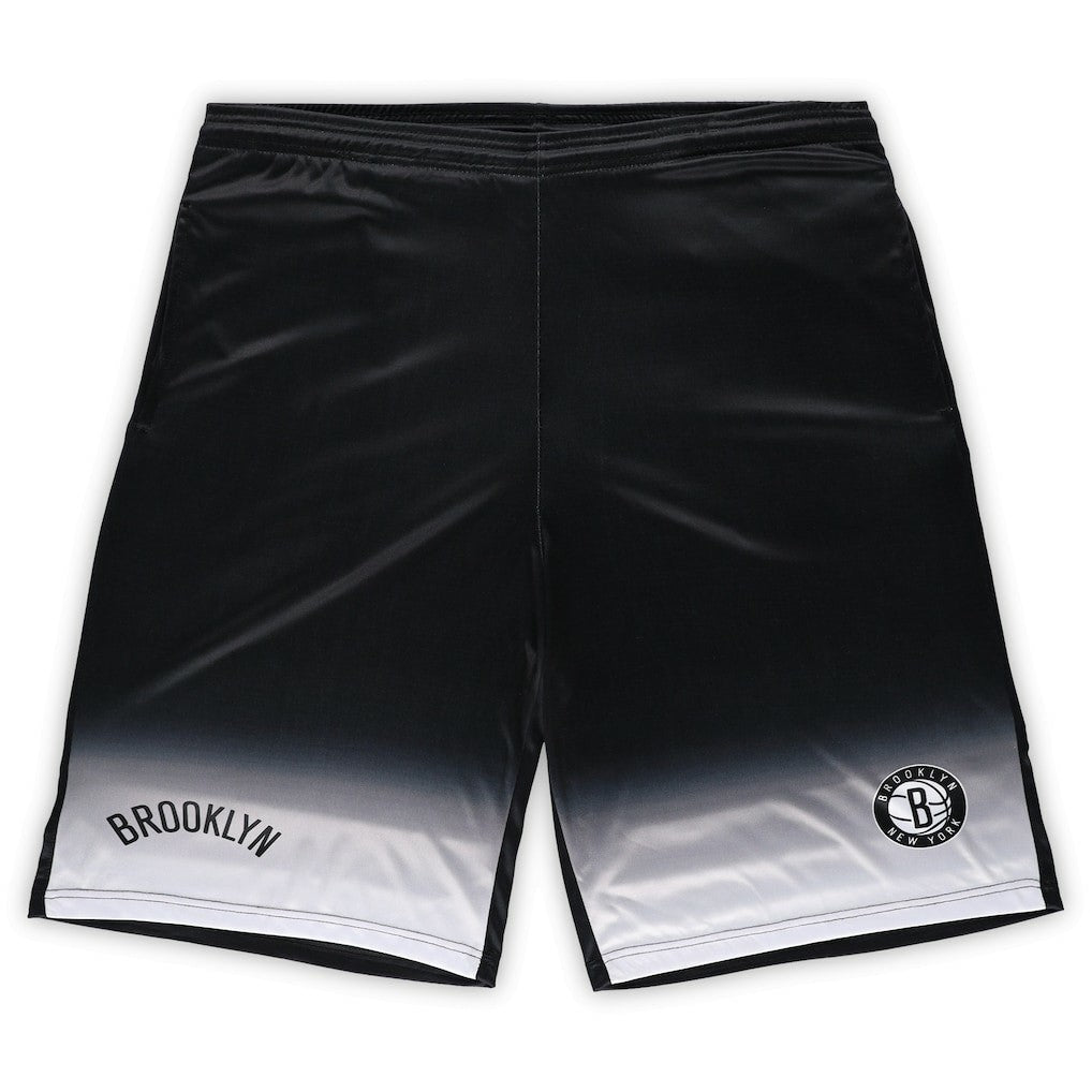 Brooklyn Nets Big & Tall Fadeaway Shorts Black | Fanatics discount