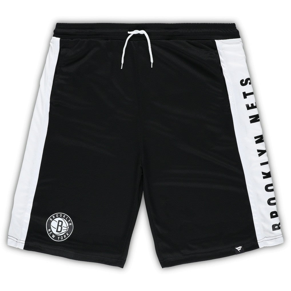 Brooklyn Nets Big & Tall Referee Iconic Mesh Shorts Black | Fanatics discount