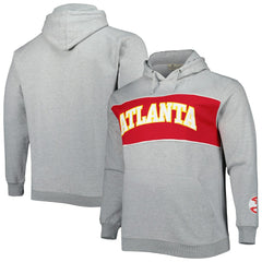 Atlanta Hawks Big & Tall Wordmark Pullover Hoodie Heather Gray | Fanatics outlet