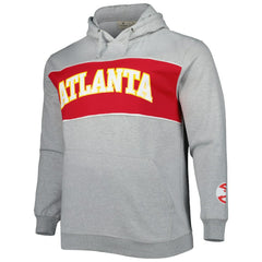 Atlanta Hawks Big & Tall Wordmark Pullover Hoodie Heather Gray | Fanatics outlet