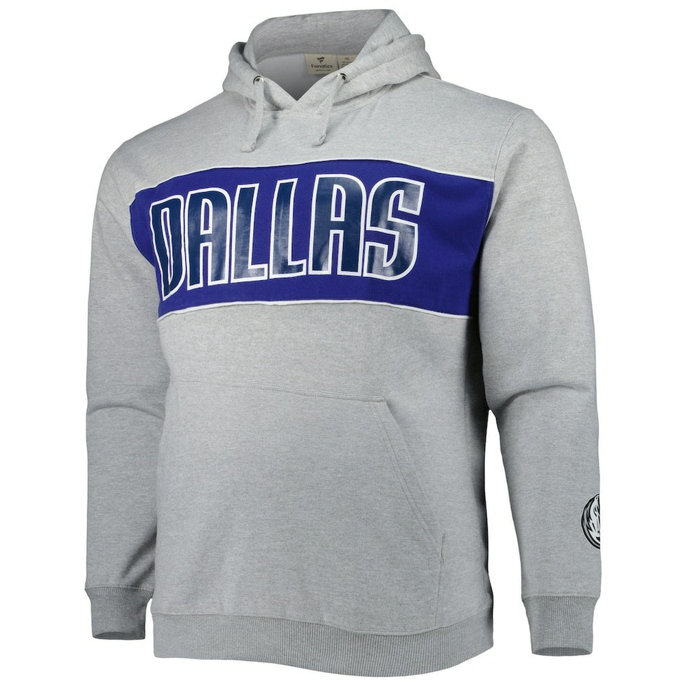 Dallas Mavericks Big & Tall Wordmark Pullover Hoodie for sale Heather Gray | Fanatics outlet