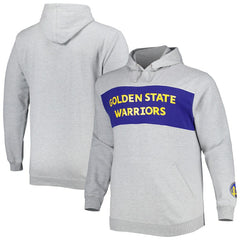 Golden State Warriors Big & Tall Wordmark Pullover Hoodie for sale Heather Gray | Fanatics outlet