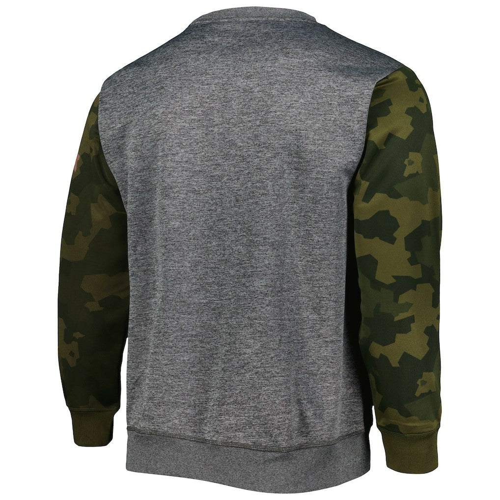 Brooklyn Nets Camo Stitched Sweatshirt Heather Charcoal | Fanatics Near Me