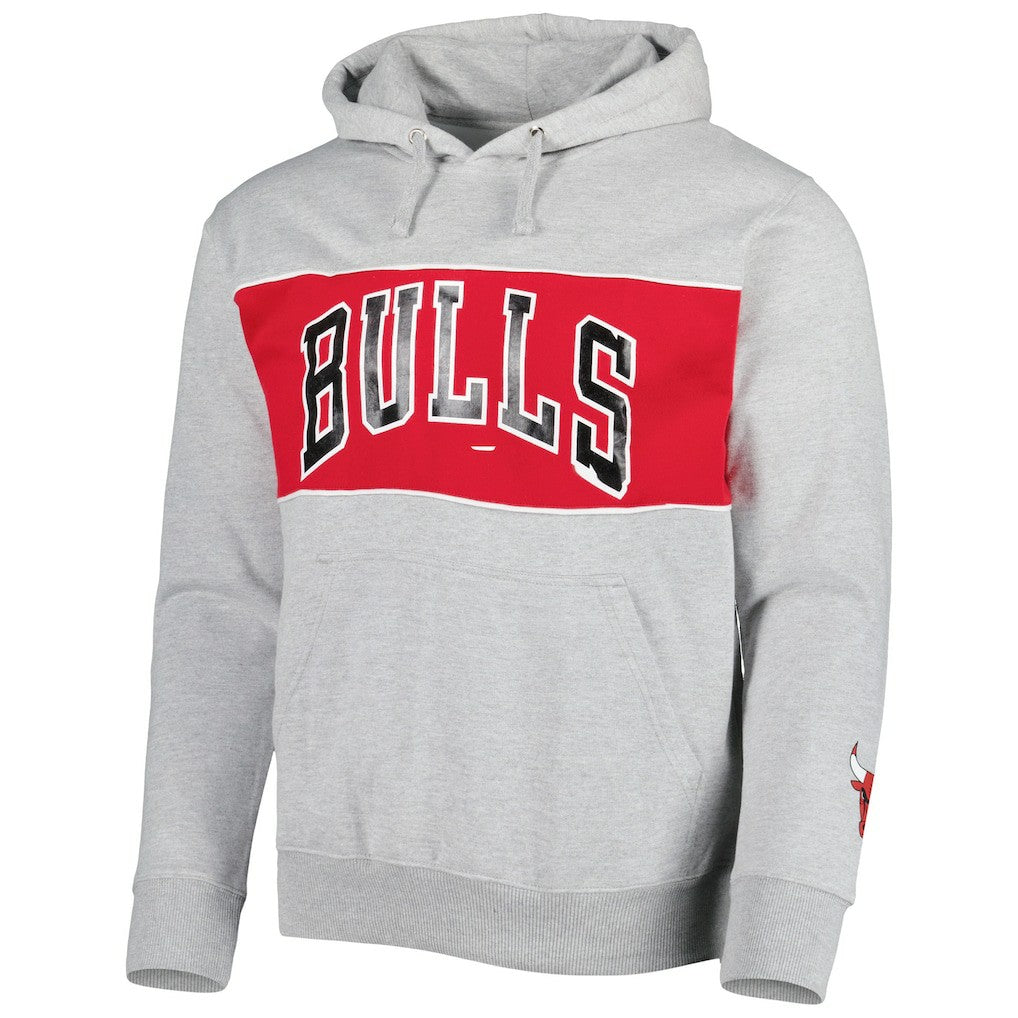 Chicago Bulls Wordmark French Terry Pullover Hoodie Heather Gray | Fanatics outlet