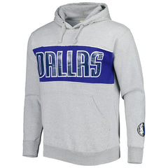 Dallas Mavericks Wordmark French Terry Pullover Hoodie for sale Heather Gray | Fanatics discount