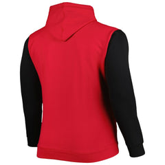 Chicago Bulls Big & Tall Bold Attack Pullover Hoodie Red/Black | Fanatics discount