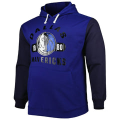 Dallas Mavericks Big & Tall Bold Attack Pullover Hoodie for sale Blue/Navy | Fanatics online