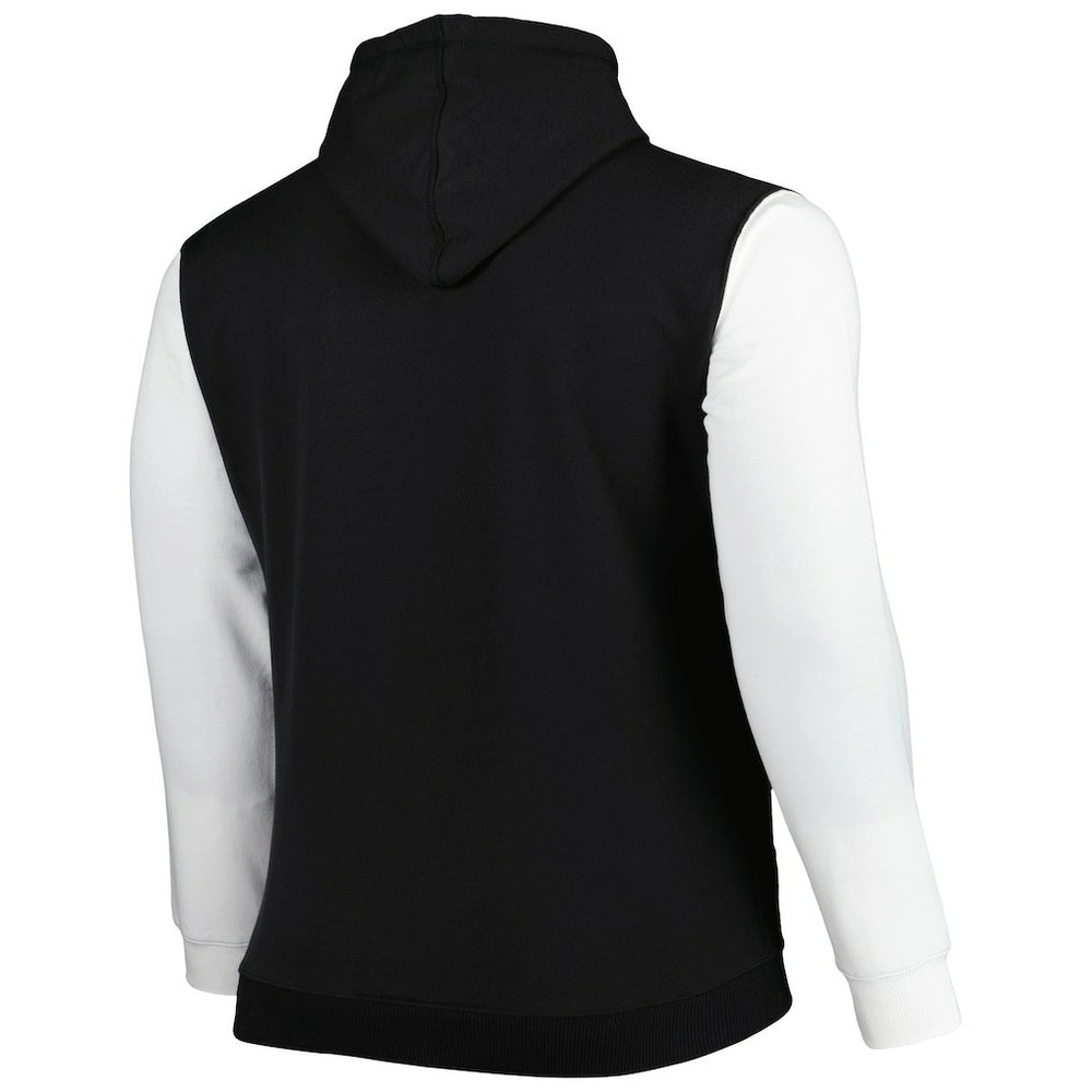 Brooklyn Nets Big & Tall Bold Attack Pullover Hoodie Black/White | Fanatics outlet