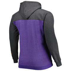 Phoenix Suns Big & Tall Down and Distance Full-Zip Hoodie Purple/Heathered Black | Fanatics online