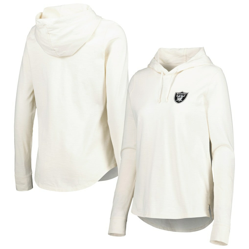 Las Vegas Raiders Women's Ashby Isles Jersey Pullover Hoodie Cream