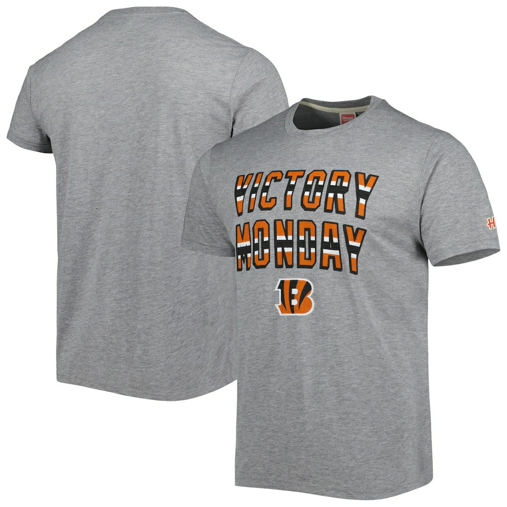 Cincinnati Bengals Homage Victory Monday Tri-Blend T-Shirt Gray