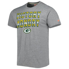 Green Bay Packers Homage Victory Monday Tri-Blend T-Shirt Gray