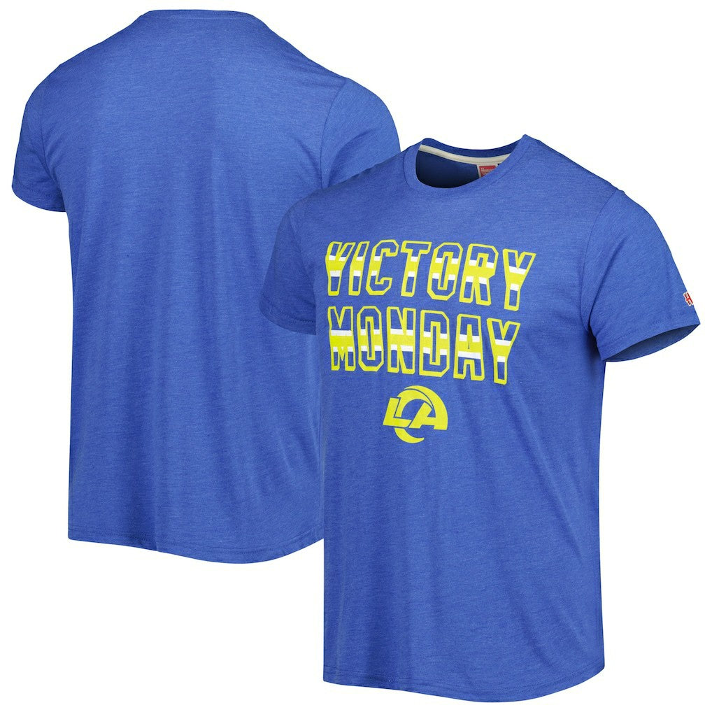 Los Angeles Rams Homage Victory Monday Tri-Blend T-Shirt Royal